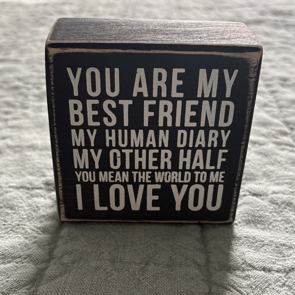 Primitives by Kathy Black and White Friendship Block